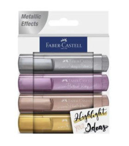Picture of Highlighter Assorted (Set of 4) Metallic Faber-Cas