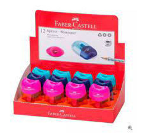 Picture of Sharpener With Barrel Assorted Colors Faber-Castel