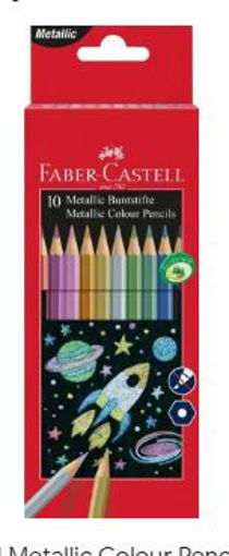 Picture of Crayon de couleur bois 10clrs metallic FC 201583