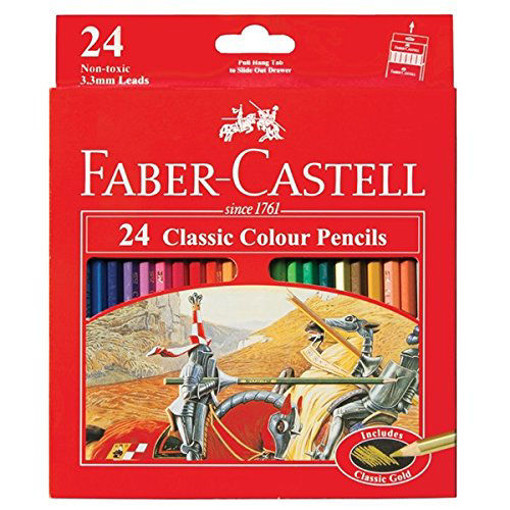 Picture of Colour Pencil 24colors 3.3mm Faber-Castell