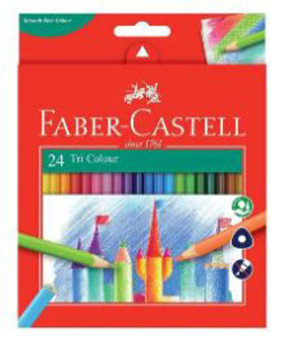 Picture of Crayon de couleur bois 24clrs tri FC 115855