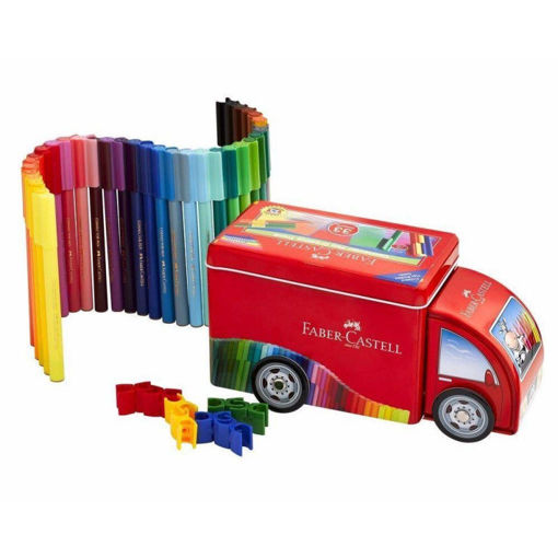 Picture of Crayon de couleur feutre 33 cls connector truck