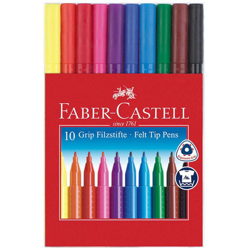 Picture of Felt pens 10colors 0.7mm Faber-Castell