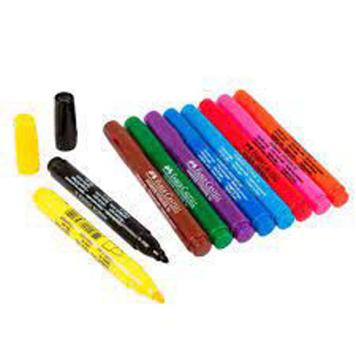 Picture of Crayon de couleur feutre 10clrs gros FC 30056