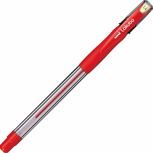 Picture of Ball Pen Red 1.4mm Uni Lakubo