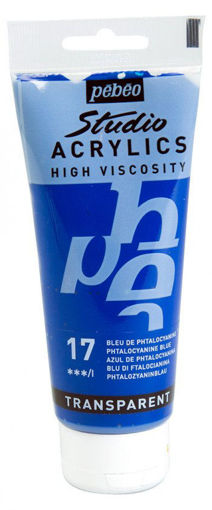 Picture of Acrylic 100ml Phtalocyanine Blue Pebeo
