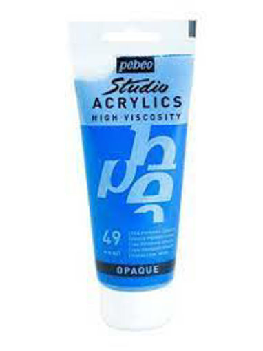 Picture of Acrylic 100ml Opaque Primary Cyan Pebeo