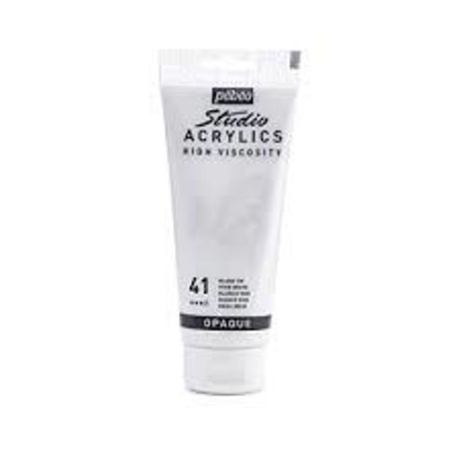 Picture of Acrylic 100ml Vivid White Pebeo
