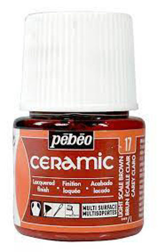 Picture of Ceramic Paint 45ml Light Scale Brown Pebeo