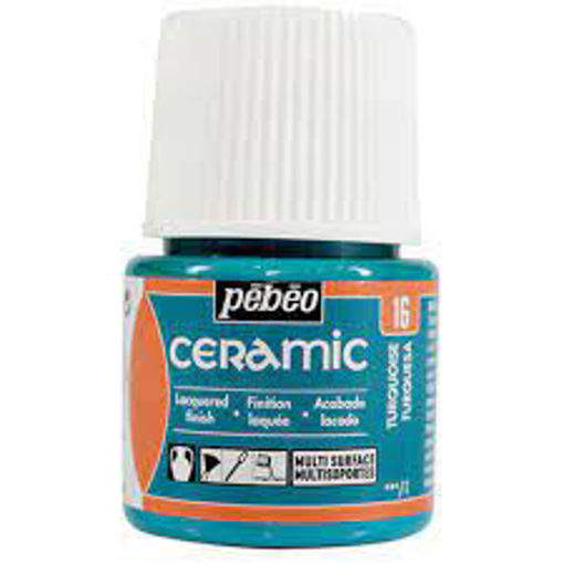 Picture of Peinture céramic pébéo 45ml turquoise 16