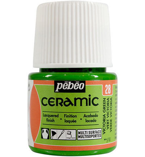 Picture of Peinture céramic pébéo 45ml vert victoria 28