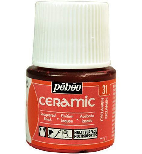 Picture of Ceramic Paint 45ml Cyclamen Pebeo