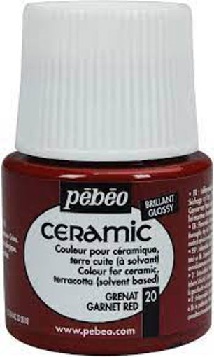 Picture of Peinture céramic pébéo 45ml grenat 20
