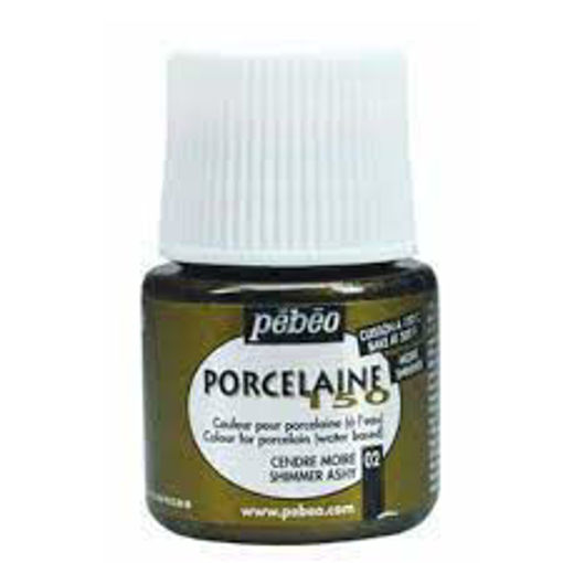 Picture of Peinture porcelaine pébéo 45ml cendre moiré 102