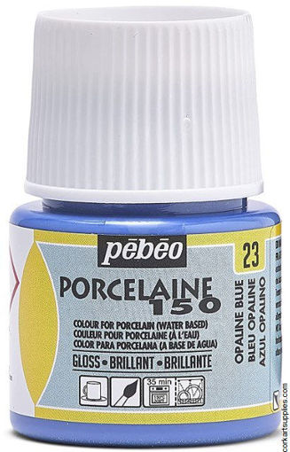 Picture of Peinture porcelaine pébéo 45ml bleu opaline 23