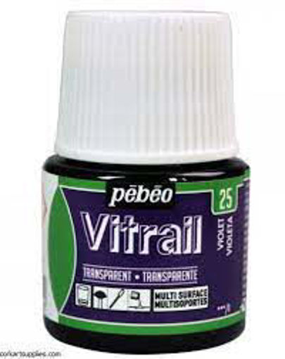 Picture of Glass Paint 45ml Violet Pebeo Vitrail