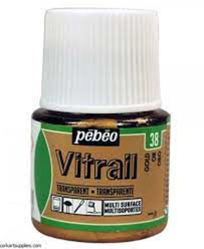 Picture of Glass Paint 45ml Gold Pebeo Vitrail