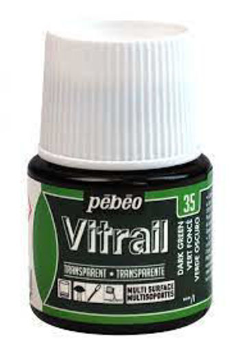 Picture of Glass Paint 45ml Dark Green Pebeo Vitrail