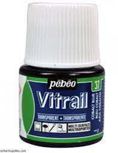 Picture of Glass Paint 45ml Cobalt Blue Pebeo Vitrail