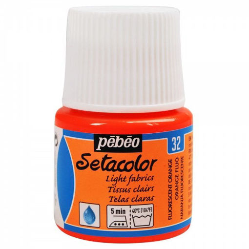 Picture of Peinture pour tissu pébéo setatrsp orange fluo 32