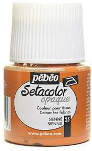 Picture of Peinture pour tissu pébéo setaopaq sienne 25