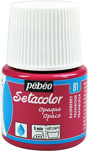 Picture of Peinture pour tissu pébéo setaopaq raspberry 81