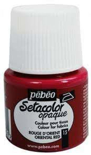 Picture of Peinture pour tissu pébéo setaopaqrouged'orient15