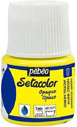 Picture of Peinture pour tissu pébéo setaopaq jaune citron 17