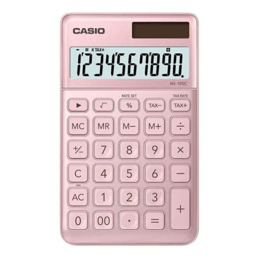 Picture of Pocket Calculator NS-10SC-PK Metallic Rose Casio