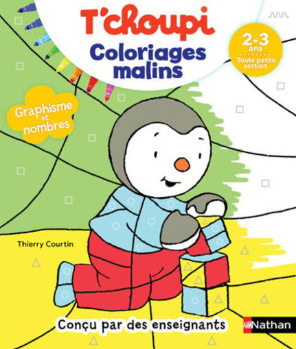 Picture of T'choupi coloriages malins graphisme/nombres