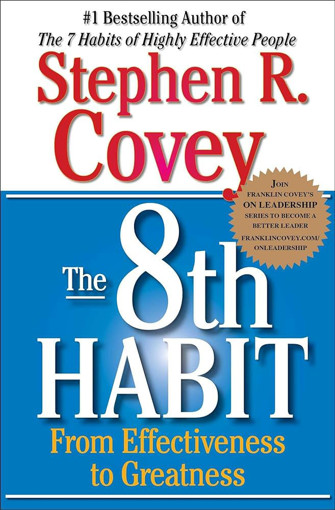Picture of Stephen Covey,  The 8th habits
