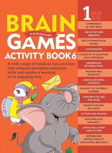Picture of Brain games activity book 6 level 1 age 5-6