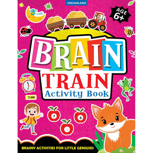 Picture of Brain train activity book for kids age 6+ with col