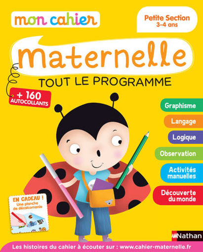 Picture of Mon cahier maternelle, petite section 3-4 ans