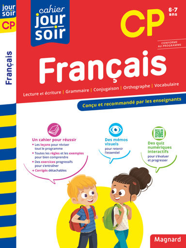 Picture of Francais CP 6-7ans 2023 cahier jour/soir magnard