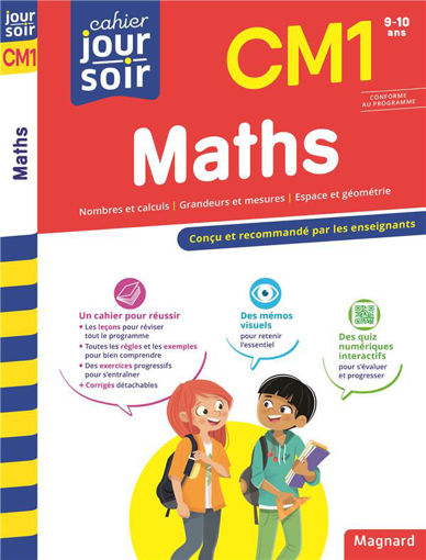 Picture of Cahier Jour/soir Maths CM1 Magnard 2023