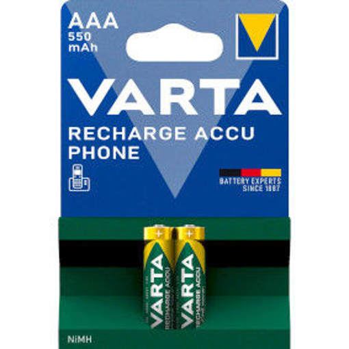 Picture of Battery (Set of 2) AAA Rechargeable Varta
