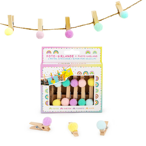 Picture of Pegs (Set of 10) Trendhaus, Photo Garland