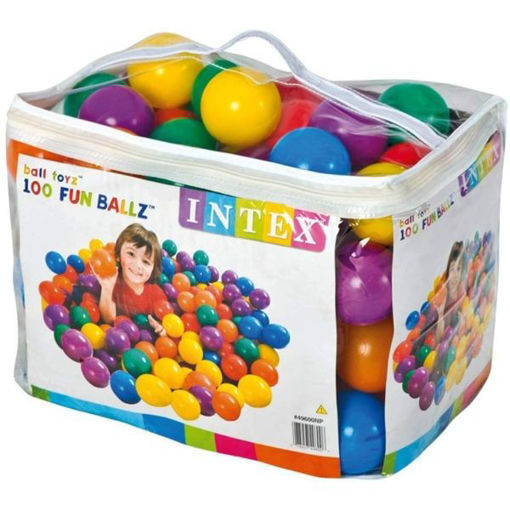 Picture of Ball (Set of 100) Multi Colors 8cm Intex