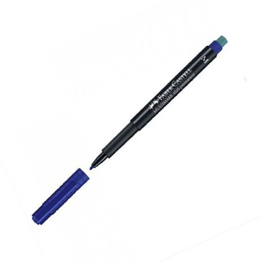 Picture of Permanent Marker M Blue Faber-Castell