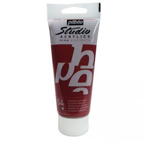 Picture of Acrylic 100ml Alizarin Crimson Pebeo