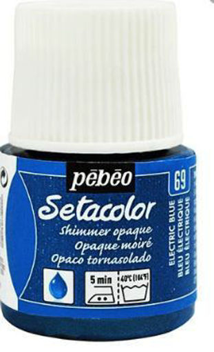 Picture of Peinture pour tissu pébéo setaopa  bleu électrique