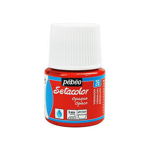 Picture of Fabric Paint 45ml Vermillion Pebeo Setacolor