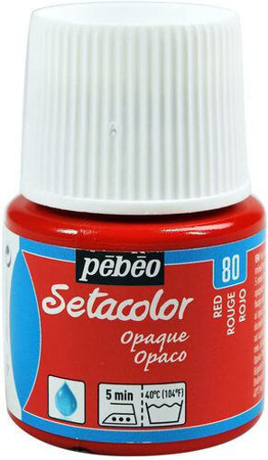 Picture of Peinture pour tissu pébéo setaopaque rouge 80