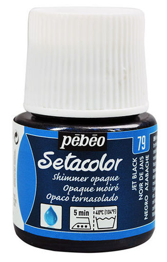 Picture of Fabric Paint 45ml Jet Black Pebeo Setacolor