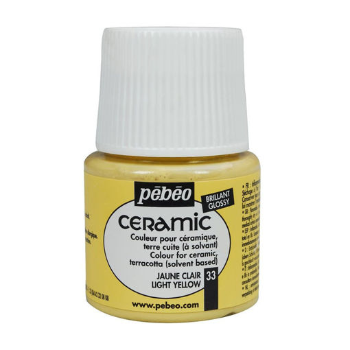 Picture of Peinture céramic pébéo 45ml jaune clair 33