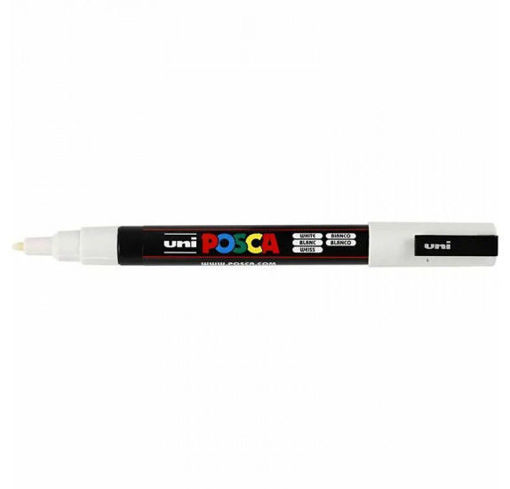 Picture of Paint Marker White 0.9-1.3mm Water-Based Uni Posca