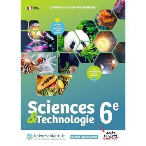 Picture of Sciences et technologie 6e livresscolaires 2024