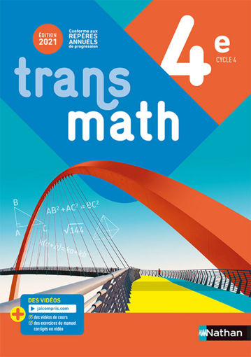 Picture of Transmath 4eme nathan 2021