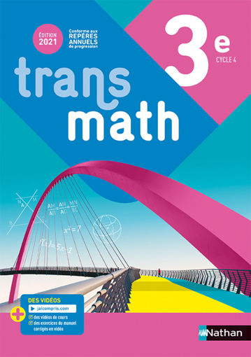 Picture of Transmath 3eme nathan 2021